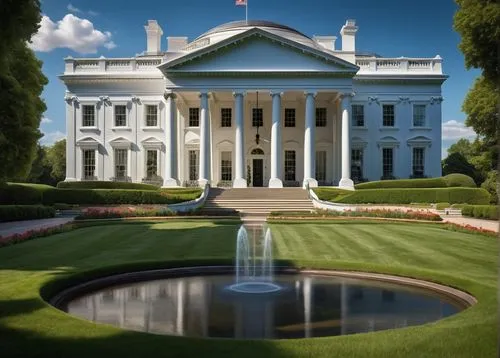 the white house,whitehouse,white house,palladian,palladianism,jeffersonian,neoclassical,nunciature,reflecting pool,bahai,eagleton,administraton,washingtonian,marble palace,kadriorg,istana,lanesborough,dillington house,italianate,monticello,Conceptual Art,Sci-Fi,Sci-Fi 25