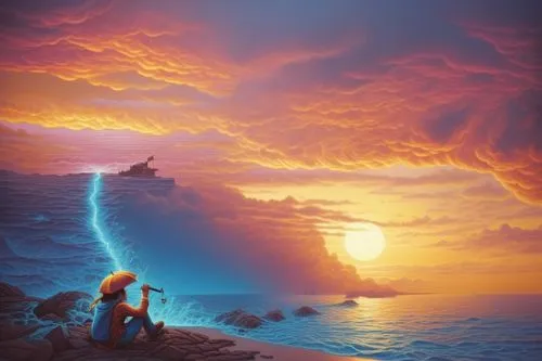 fantasy picture,fantasy landscape,hoenn,mermaid background,fantasy art,dream art,world digital painting,dreamscapes,3d fantasy,romantic scene,little mermaid,dreamscape,beautiful wallpaper,mermaid silhouette,exploration of the sea,cliffside,senja,fantasia,brisingr,skywatchers,Illustration,Realistic Fantasy,Realistic Fantasy 25