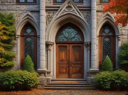 church door,front door,pcusa,gothic church,pointed arch,neogothic,entryway,mariemont,doorway,portal,buttresses,entranceway,haunted cathedral,the threshold of the house,yale university,wayside chapel,sewanee,mdiv,entryways,doorways,Art,Classical Oil Painting,Classical Oil Painting 42