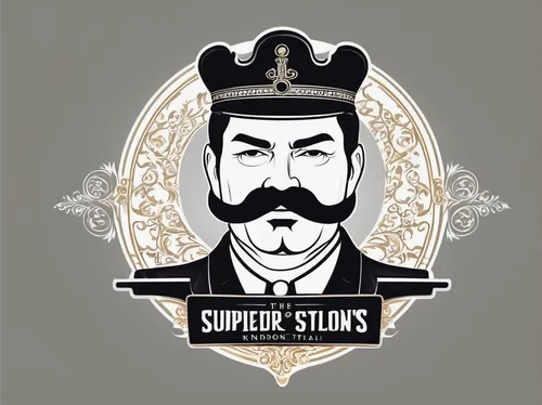 sultan,systema,steam icon,skipper,gentleman icons,the emperor's mustache,north sumatra,napoleon iii style,cd cover,vector graphic,stellagama,vector illustration,steam logo,summer clip art,sultana,stovepipe hat,sr badge,vector graphics,adobe illustrator,strauss,Unique,Design,Logo Design