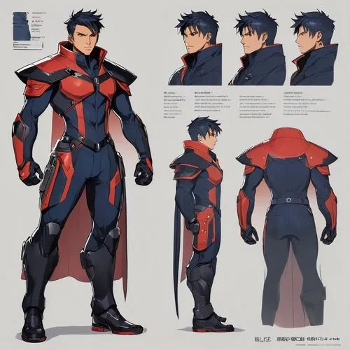 lagann,gurren,superboy,guren,xanatos,male character,Unique,Design,Character Design