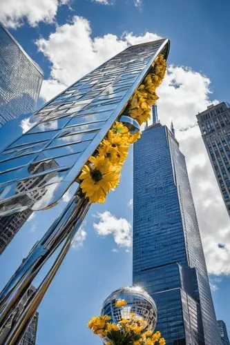 shard of glass,glass building,commerzbank,1 wtc,skyscapers,skycraper,highmark,glass yard ornament,citicorp,glass facades,flying dandelions,glass sphere,dandelion flying,costanera center,tishman,lucite,tall buildings,supertall,ctbuh,skyscrapers,Illustration,Retro,Retro 12