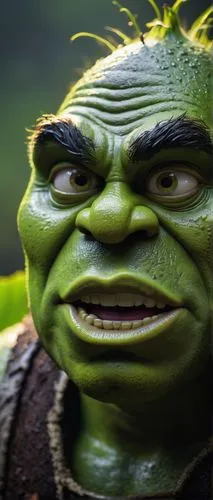 ogre,aaa,orc,cgi,fgoblin,cleanup,patrol,hulk,man frog,pesto,fenek,frog man,lopushok,the ugly swamp,wall,leonardo,gurnigel,grinch,green algae,green skin,Unique,3D,Toy