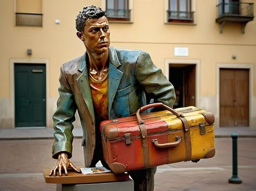  (art by Bruno Catalano)   bust of Ronaldo, hyperrealistic sculptures,  riotously colorful biomorphic forms, genitalia-adorned furniture, and pun-infused titles, an intellectual, conceptual, formal, a