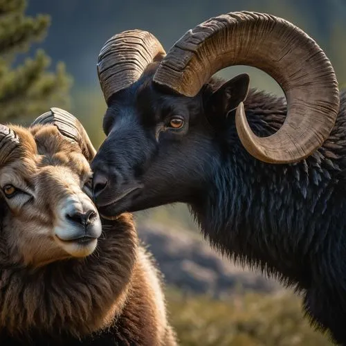 black-brown mountain sheep,big horn sheep,mountain sheep,north american wild sheep,barbary sheep,mouflon,bighorn sheep,bighorn ram,dall's sheep,wild sheep,rams,alpine ibex,black head sheep,pair of ungulates,feral goat,bighorn,black nosed sheep,two sheep,merino sheep,wool sheep,Photography,General,Natural