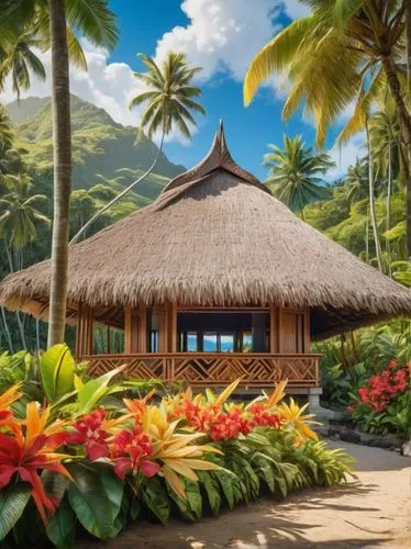 tropical house,tahiti,tropical island,tropical beach,moorea,luau,french polynesia,polynesian,tropical floral background,polynesia,bora bora,tropical flowers,hawai,hawaii,fiji,tropical bloom,tahitian,samoa,polynesians,kanaloa,Art,Classical Oil Painting,Classical Oil Painting 02