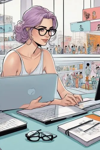 secretariats,working space,woman shopping,workspace,browsing,business women,work space,businesswomen,salesgirl,secretaries,women in technology,workspaces,freelancers,in a working environment,secretarial,work from home,work desk,librarians,saleswomen,reading glasses,Illustration,American Style,American Style 13