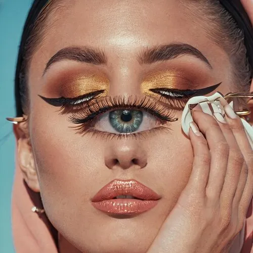 eyes makeup,vintage makeup,glitter eyes,highbrows,blumenfeld,shanina,eye shadow,eyeshadow,cat eye,maybelline,pond lenses,hypnotizing,rexha,gold eyes,sonakshi,glam,makeup,hypnotise,editorials,essilor,Photography,General,Realistic