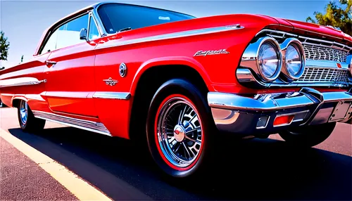 yenko,red vintage car,fairlane,ford fairlane,muscle car,corvair,retro automobile,ford galaxie,american car,muscle car cartoon,american classic cars,galaxie,chevelles,red motor,chevelle,retro car,vintage vehicle,usa old timer,taillight,red chief,Conceptual Art,Sci-Fi,Sci-Fi 13