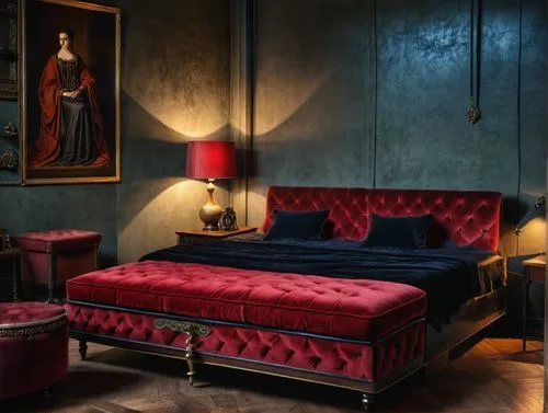 Gothic Interior Design
Master bedroom
French Furniture,boutique hotel,chaise lounge,four-poster,settee,napoleon iii style,casa fuster hotel,four poster,chaise longue,venice italy gritti palace,wade ro