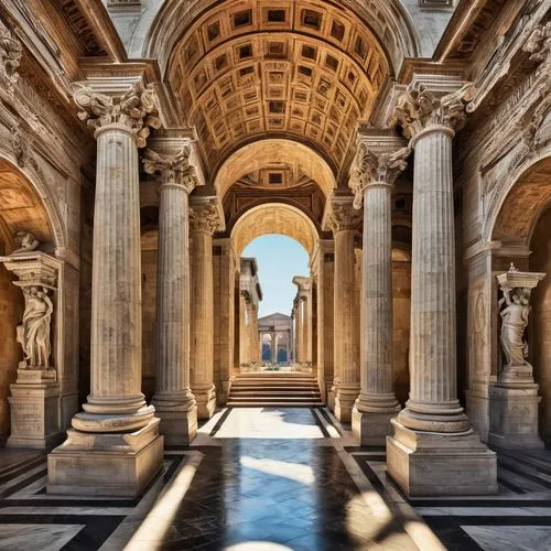 glyptothek,rome,roma,bernini's colonnade,ancient rome,eternal city,roma capitale,archly,colonnades,pantheon,marble palace,roman forum,musei vaticani,roman ancient,campidoglio,trajan's forum,neoclassical,basilica di san pietro in vaticano,capitolium,trevi,Art,Classical Oil Painting,Classical Oil Painting 01