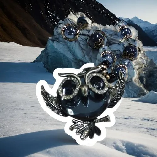 a sculpture made out of an owl in the snow,tarmizi,tarmiyah,snowcocks,kalhora,owl background,snow owl