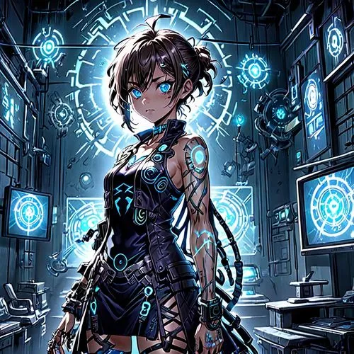 kalina,cyberia,makoto,tira,sinon,cyberangels,railgun,mikus,cyborg,steampunk,cybernetic,renko,sayaka,cyber,lumidee,cybernetically,kolken,cortana,cyberworld,underlain,Anime,Anime,Traditional