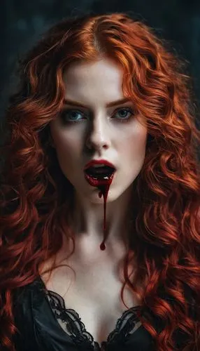 vampire woman,epica,vampire lady,melisandre,gothic woman,irisa,vampyre,vampire,bloodrayne,redhead doll,vampyres,gothic portrait,vampirism,red head,carmilla,dhampir,abaddon,helsing,sirenia,katherina,Photography,Documentary Photography,Documentary Photography 30