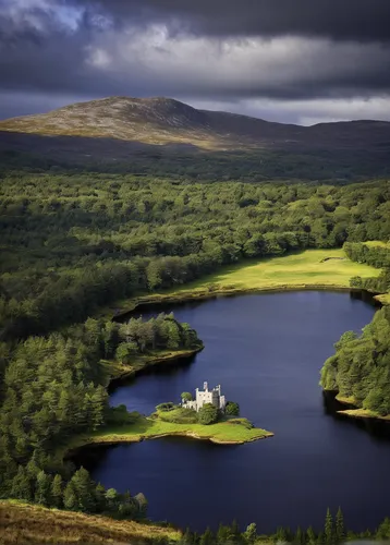 Lough Eske, County Donegal, Ulster, Republic of Ireland, Europe,scottish highlands,donegal,ireland,northern ireland,scotland,wicklow,loch venachar,scottish folly,isle of mull,isle of skye,yorkshire da