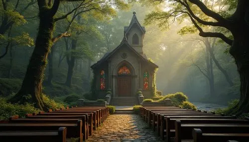 forest chapel,wooden church,little church,holy place,resting place,chappel,sanctuary,holy forest,stave church,chapels,chapel,wayside chapel,black church,forest cemetery,place of worship,gothic church,sunken church,church faith,sanctums,chapelle,Photography,General,Realistic