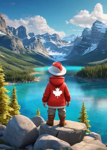 canada,canadian flag,canadian,canadas,west canada,las canadas,canadian rockies,canada air,canada cad,buy weed canada,banff,maple leaf red,lake louise,canadian fir,gnome ice skating,banff national park,british columbia,alberta,cartoon video game background,canadian dollar,Unique,3D,3D Character