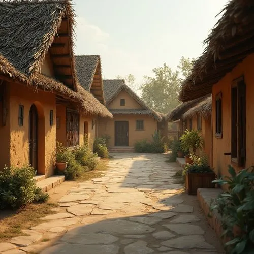 wooden houses,cottages,medieval street,knight village,korean folk village,boardinghouses,traditional house,traditional village,alpine village,villages,ancient house,tavern,longhouses,bungalows,old houses,townscapes,village scene,old village,riftwar,mountain settlement,Photography,General,Realistic