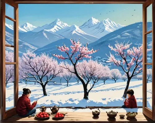 korean village snow,japanese sakura background,sakura trees,snow scene,cold cherry blossoms,fragrant snow sea,sakura background,winter background,plum blossoms,japanese cherry trees,mountain scene,cherry trees,winter landscape,spring greeting,snow landscape,japanese mountains,takato cherry blossoms,japanese alps,spring festival,spring in japan,Unique,Design,Infographics