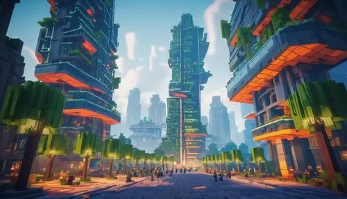 metropolis,cybertown,cybercity,microdistrict,skyscraper town,futuristic landscape,skyscraper,skyscrapers,fantasy city,megalopolis,cyberia,megacorporation,the skyscraper,areopolis,coruscant,urban towers,megacorporations,superblocks,cityscape,skycraper,Unique,Pixel,Pixel 03