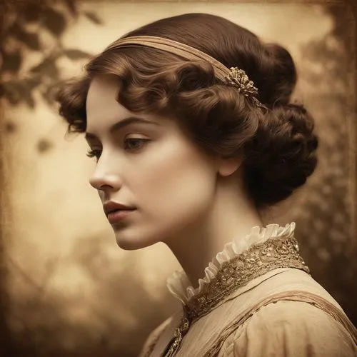 vintage female portrait,vintage woman,victorian lady,vintage girl,vintage women,lillian gish - female,woman portrait,mystical portrait of a girl,romantic portrait,art deco woman,vintage makeup,young woman,twenties women,the hat of the woman,sepia,portrait of a girl,young lady,beautiful bonnet,jane austen,a charming woman,Art,Classical Oil Painting,Classical Oil Painting 44