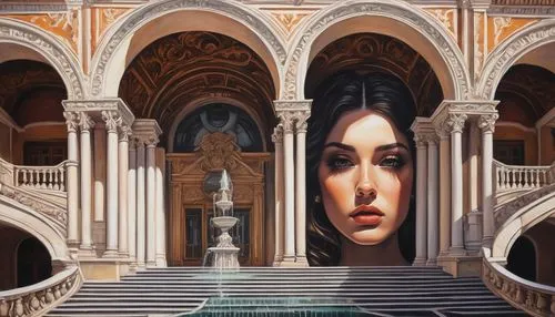 hall of the fallen,venetian,world digital painting,coliseum,jasinski,theed,modena,venaria,vittoriano,caserta,follieri,escena,neoclassicism,symmoca,conclave,venetia,cochere,murals,veneziano,rone,Conceptual Art,Daily,Daily 15