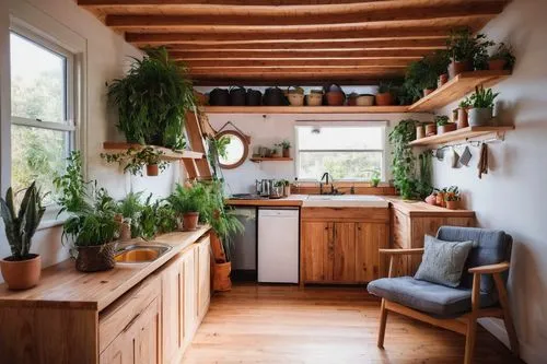 kitchen interior,house plants,houseplants,vintage kitchen,kitchen design,kitchen,kitchens,the kitchen,tile kitchen,houseplant,kitchenette,home interior,kitchen garden,garden shed,rustic aesthetic,green living,mudroom,scandinavian style,big kitchen,hanging plants,Illustration,Retro,Retro 04