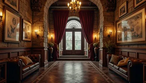 hallway,anteroom,entrance hall,foyer,enfilade,corridor,ornate room,royal interior,victorian room,teylers,corridors,ingestre,villa cortine palace,danish room,venice italy gritti palace,mauritshuis,stonyhurst,hall,interior decor,entranceway