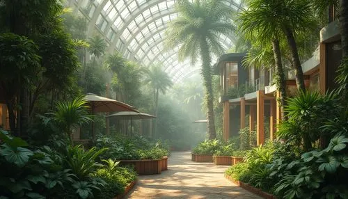 conservatory,atriums,wintergarden,gaylord palms hotel,winter garden,palm house,garden by the bay,greenhouses,biopolis,the palm house,royal palms,philodendrons,greenhouse,palm garden,greenforest,glasshouse,galleria,riad,tropical forest,tropical jungle,Photography,General,Realistic