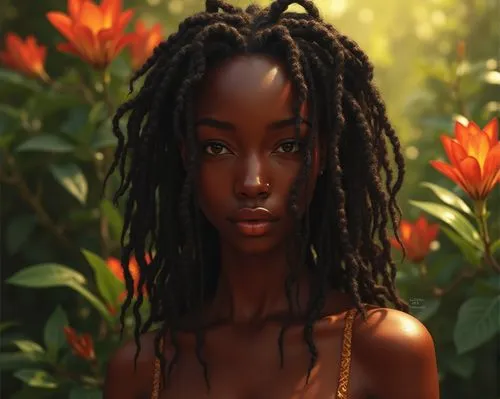 maliana,danai,african woman,nubian,oshun,beautiful african american women