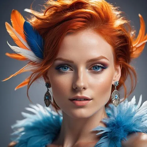 color feathers,feather headdress,feather jewelry,pushkina,evgenia,lopatkina,feathers,triss,elizaveta,plumes,teal and orange,sansa,orange,yelizaveta,headdress,chorkina,olesya,retouching,oranje,aliona,Photography,General,Cinematic