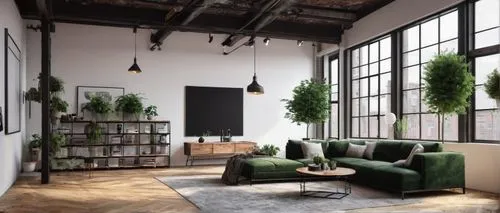 loft,lofts,apartment lounge,modern decor,living room,interior design,contemporary decor,livingroom,apartment,house plants,an apartment,interior decoration,interior decor,hanging plants,sofas,houseplants,home interior,danish furniture,shared apartment,green living,Illustration,Black and White,Black and White 23