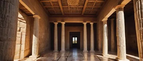 egyptian temple,royal tombs,abydos,baalbek,qasr al watan,qasr azraq,zappeion,edfu,peristyle,qasr amra,qasr al kharrana,glyptothek,saqqara,karnak temple,corridor,serapeum,umayyad palace,colonnaded,dendera,qasr,Art,Artistic Painting,Artistic Painting 26