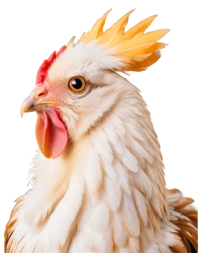 portrait of a hen,cockerel,coq,hen,phoenix rooster,bantam,cockatoo,pajarito,polish chicken,pullet,redcock,leghorn,egyptian vulture,poussaint,rooster head,chicken bird,gallus,domestic chicken,henpecked,paumanok,Illustration,Realistic Fantasy,Realistic Fantasy 18