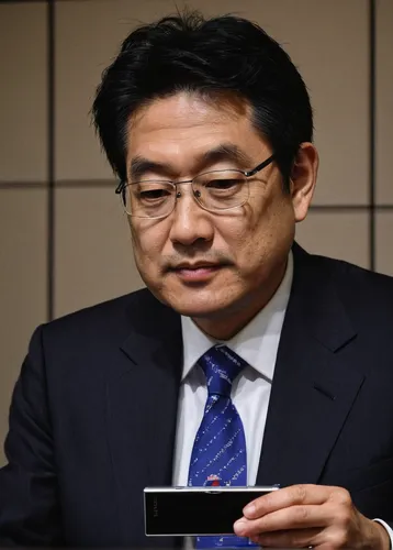 Kunimasa Suzuki, president and chief executive officer of Sony Mobile Communications, holds a Sony Corp. Xperia Z smartphone during an interview in Tokyo, Japan, on Monday, March 4, 2013. Sony plans t