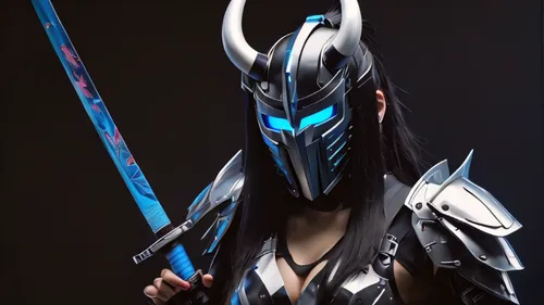 female warrior,huntress,blue enchantress,fantasy warrior,dragoon,dark elf,warrior woman,alien warrior,garuda,oryx,symetra,cosmetic,paysandisia archon,cosplay image,swordswoman,katana,drg,dark-type,armor,artemis,Illustration,Japanese style,Japanese Style 04