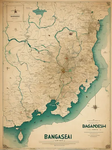 Craft a minimalist and modern map of Bangladesh.,bangladesh,baghara baingan,bangladeshi taka,mangalore bajji,rangpur,bangui,blangkon,bagan,travel map,bengalenuhu,danang,tanghulu,cardinal fish of bangg