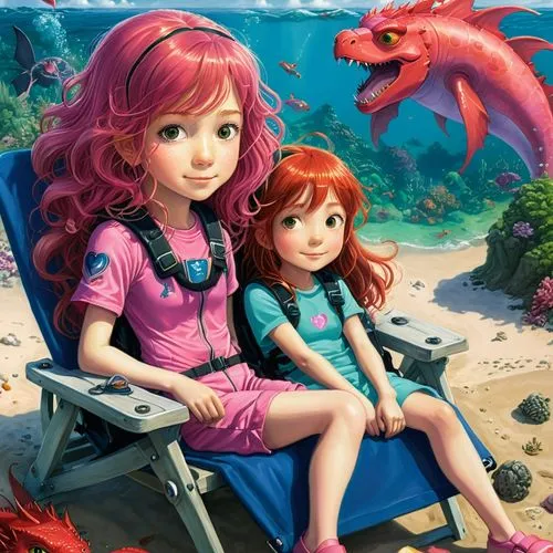 ponyo,mermaid background,aquarium,under sea,under the sea,underwater background,lilo,aquarium inhabitants,seaquarium,nausicaa,mermaids,kids illustration,aquariums,nautical children,little mermaid,sea scouts,scylla,redheads,oceanos,ariel,Illustration,Children,Children 03