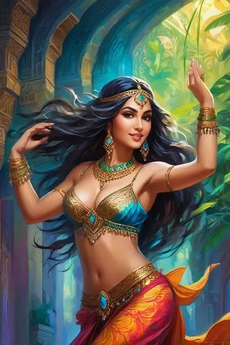 shakuntala,inara,arundhati,radha,draupadi,jaya,gandhari,kshetra,mandodari,apsara,padmaja,sundari,amaradeva,zarina,amrita,parvati,surana,laxmi,dhyana,revati,Illustration,Realistic Fantasy,Realistic Fantasy 01