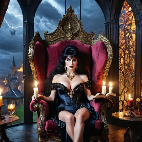 elvira,dolcenera,vampirella,gothic portrait,black queen,emperatriz,Photography,General,Commercial