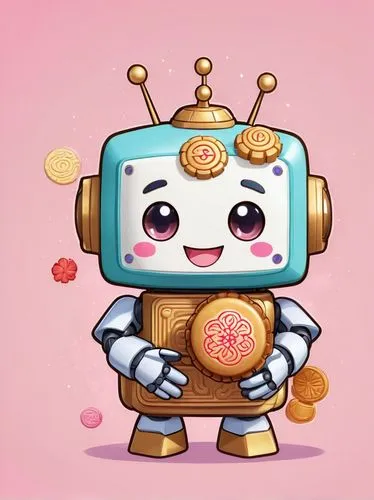 soft robot,minatom,minibot,chatterbot,robot icon,bot icon,Illustration,Japanese style,Japanese Style 01