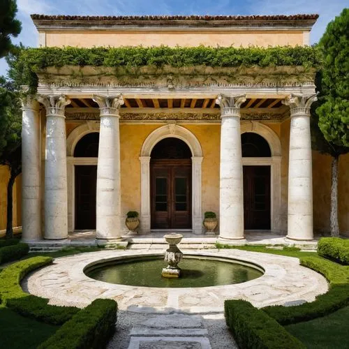 CAPUA,villa cortine palace,orangerie,masseria,zappeion,gennadius,villa balbiano,temple of diana,portico,jardiniere,marble palace,water palace,peristyle,orangery,loggia,palladian,giarratano,mamounia,vi