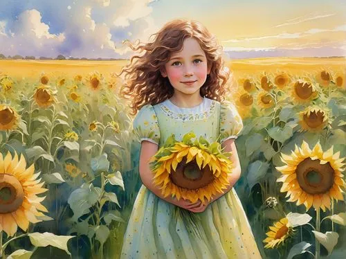 sunflower field,sunflowers,sun flowers,sunflower,sunflower coloring,sunflowers in vase,woodland sunflower,yellow daisies,girl in flowers,dandelion field,sun flower,girl picking flowers,dandelion meadow,sunflower paper,flowers sunflower,little girl in wind,flower field,flower painting,field of flowers,yellow garden,Art,Classical Oil Painting,Classical Oil Painting 13