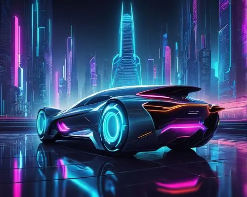 futuristic car,futuristic,3d car wallpaper,80's design,futuristic landscape,elektrocar,concept car,cyberpunk,electric,audi e-tron,i8,neon arrows,electric mobility,merc,80s,electric sports car,neon,autonomous,retro car,vector,Illustration,Black and White,Black and White 04