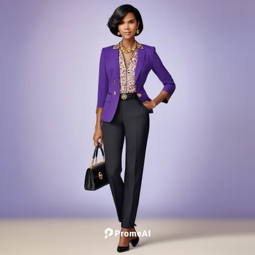 point the finger at something,menswear for women,woman in menswear,business woman,businesswoman,bussiness woman,business girl,women fashion,black professional,women clothes,rich purple,suit trousers,l