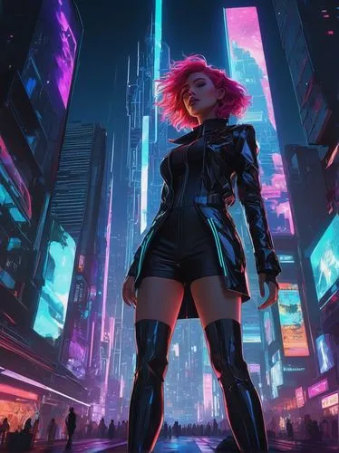 cyberpunk,motoko,kallen,transistor,cybercity,cyberworld,cyberpunks,futuristic,cyberia,vi,cityscape,akira,kinkade,neon lights,shinjuku,neon light,synthetic,domino,shibuya,cyberangels,Illustration,Black and White,Black and White 24