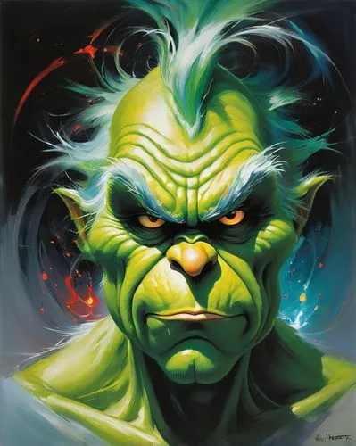 blanka,shadowpact,thrall,heihachi,hulke,skrull,gringoire,grimmett,orcish,strategoi,iskar,orlac,ganthet,cutugno,hulking,orcs,akuma,grinch,lobo,quintessons,Conceptual Art,Oil color,Oil Color 03