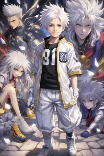 killua,vongola,hitsugaya,atoki,killua hunter x,ranmaru,alcor,ansem,bakura,grandsons,kovich,amakusa,granito,sekisui,stevenstone,sugaya,white wolves,genis,haseo,kof