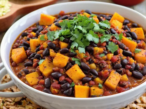 gallo pinto,chili con carne,kidney beans,black rice,caponata,chana masala,wheatberry,dal,habanero chili,potatoes with pumpkin,southwestern united states food,chili,mexican mix,vegan nutrition,spiced rice,ebi chili,pico de gallo,lentil soup,chile and frijoles festival,arroz con gandules,Illustration,Realistic Fantasy,Realistic Fantasy 41