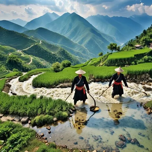 sapa,yangshao,hmong,rice fields,guizhou,ha giang,turopolje,yunnan,bosniaks,huadong,rice paddies,dagestan,sichuan,tamenglong,vietnam,salween,yangtse,chayng,rice field,the rice field